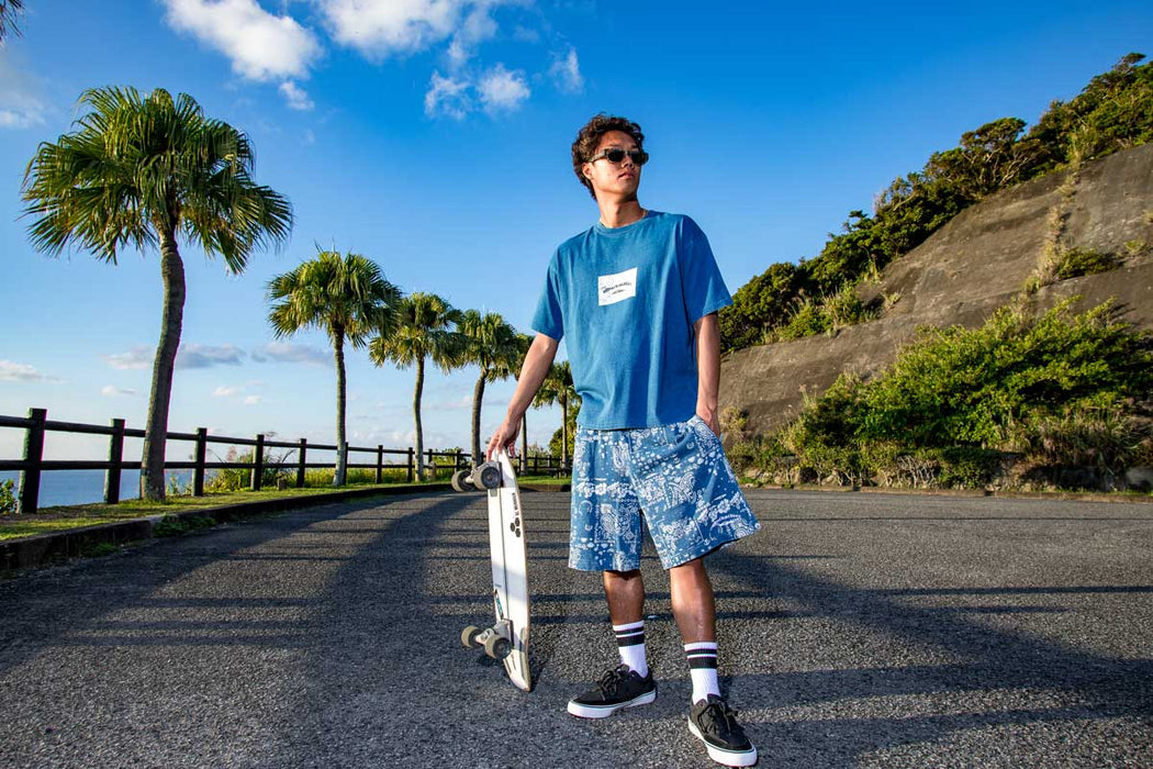 QUIKSILVER メンズ/ユニセックス MERCURY PAISLEY BAGGY SWEAT SHORTS ショートパンツ ペイズリー柄 フリース生地<MERCURY COLLECTION>【2026年夏モデル】