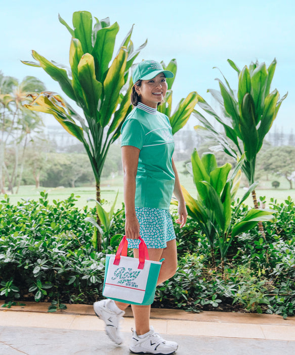 【Callaway×ROXY】ROUND TOTE BAG ロゴトートバッグ 【2026年夏モデル】