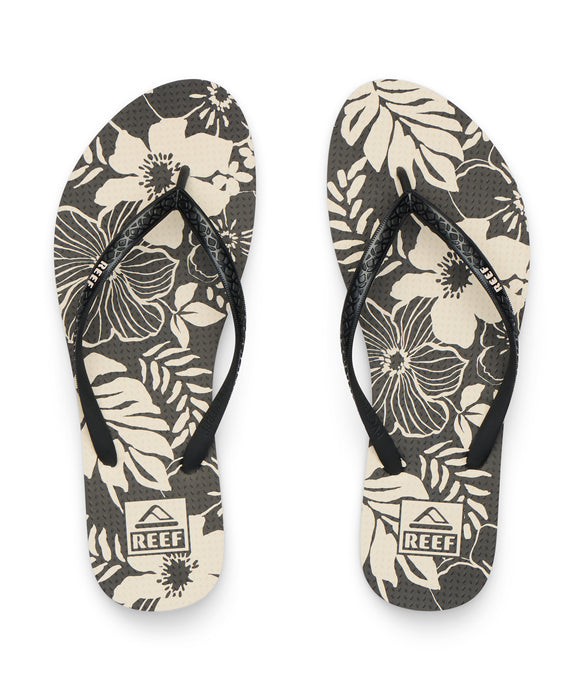 REEF ウィメンズ REEF SEASIDE PRINTS ビーチサンダル 【2026年春夏モデル】