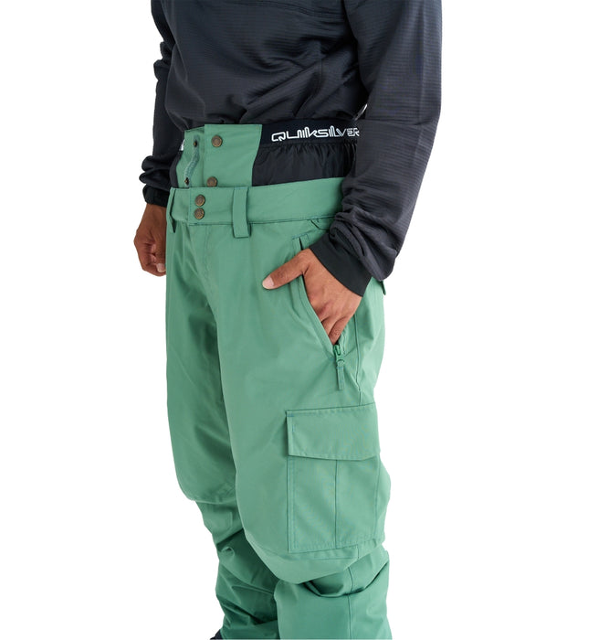 【OUTLET】QUIKSILVER メンズ PORTER GAITER PT スノーパンツ 10,000mm防水・5,000g撥水 10K パウダーガード付き