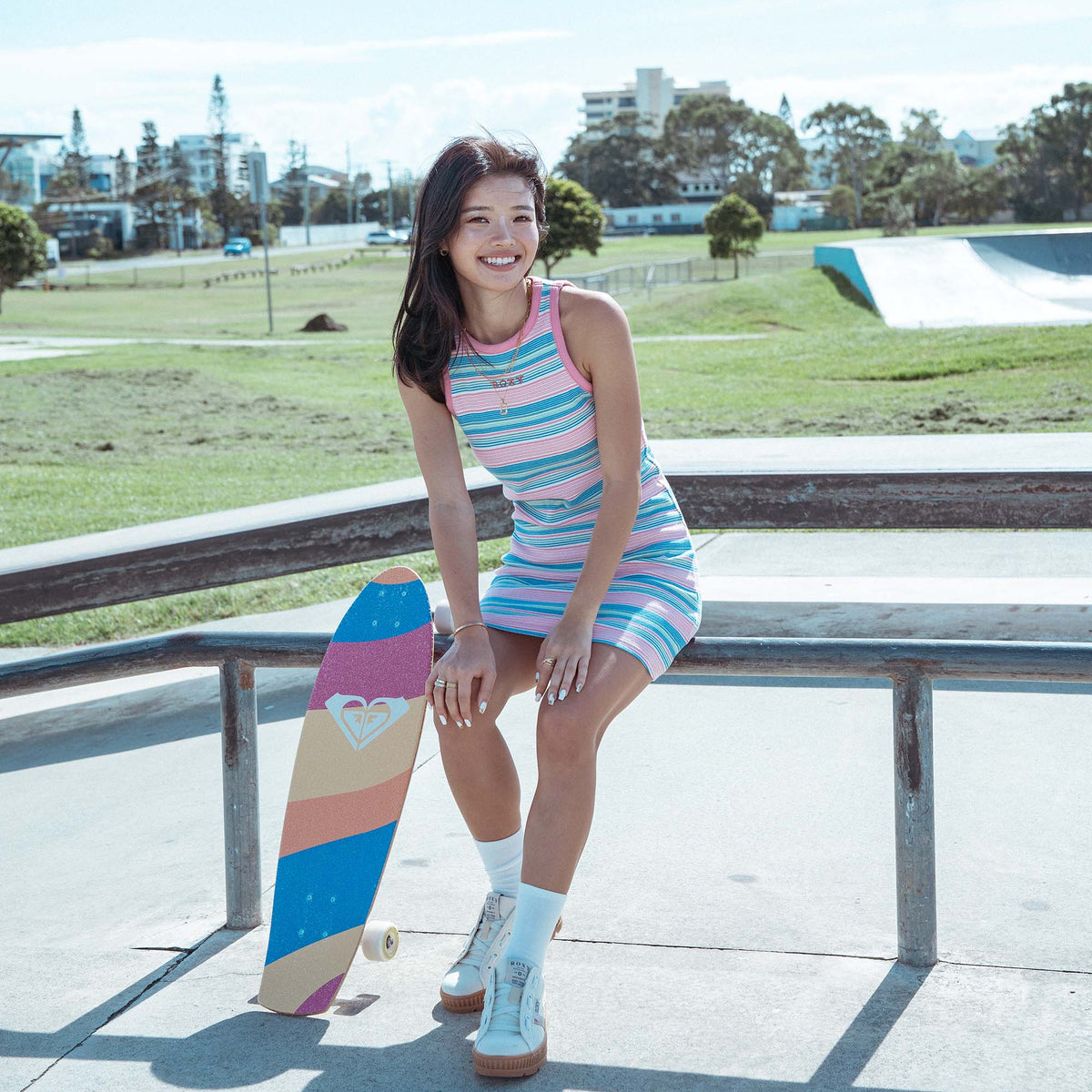OUTLET】Roxy PLAYFULL DRESS