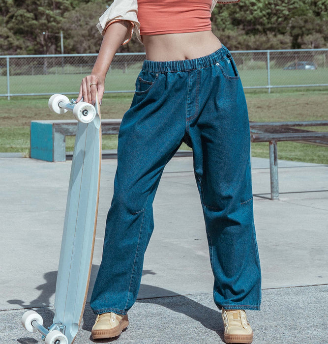 【OUTLET】Roxy TAKE IT EASY PANTS ボーイフレンドフィットパンツ