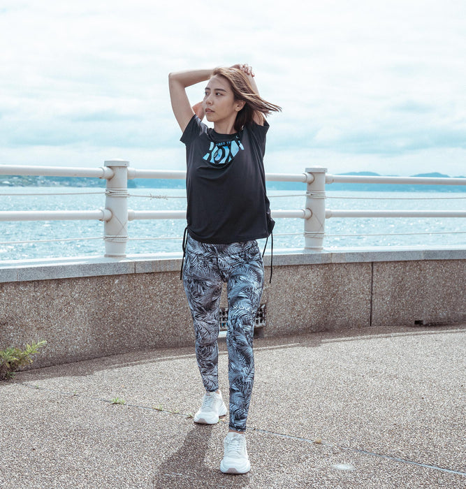 【OUTLET】Roxy 水陸両用 速乾 UVカットレギンス LIKE THE SUN LEGGINGS