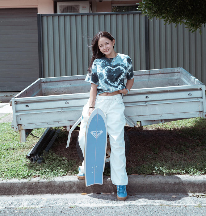 パンツ youxi OUTLET】Roxy TAKE IT EASY PANTS ボーイフレンドフィットパンツ