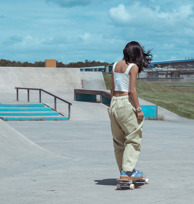 OUTLET】Roxy TAKE IT EASY PANTS ボーイフレンドフィットパンツ