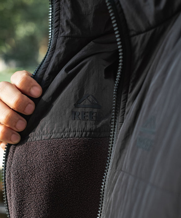 REEF メンズ ACTIVE FLEECE RV JACKET リバーシブルフリースジャケット /保温蓄熱 【2026年秋冬モデル】