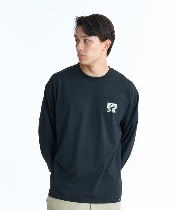 【SALE】REEF BOX LOGO LS T バックプリント ロンT 【2026年春夏モデル】