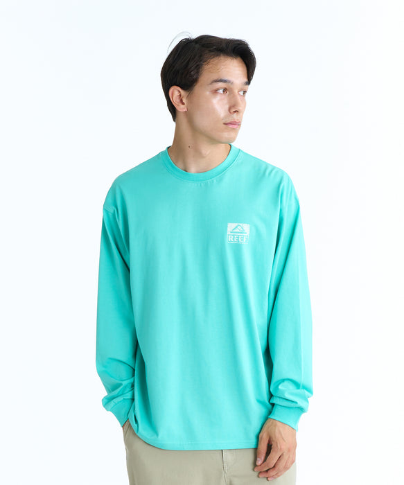 【SALE】REEF BOX LOGO LS T バックプリント ロンT 【2026年春夏モデル】