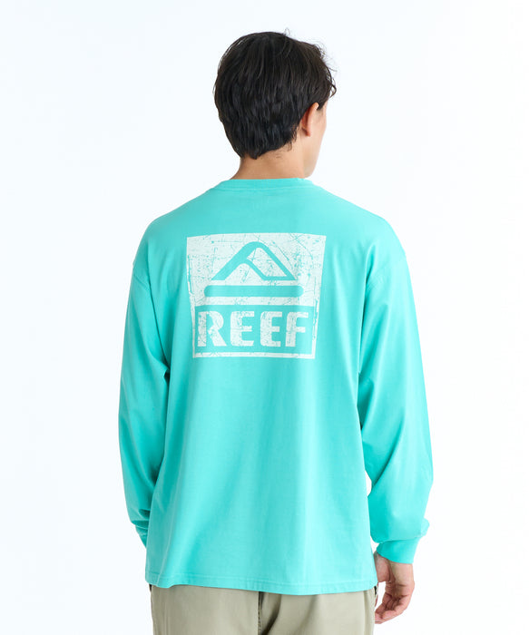 【SALE】REEF BOX LOGO LS T バックプリント ロンT 【2026年春夏モデル】