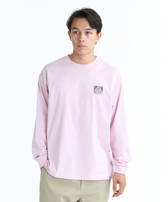 【SALE】REEF BOX LOGO LS T バックプリント ロンT 【2026年春夏モデル】