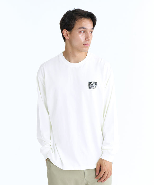 【SALE】REEF BOX LOGO LS T バックプリント ロンT 【2026年春夏モデル】