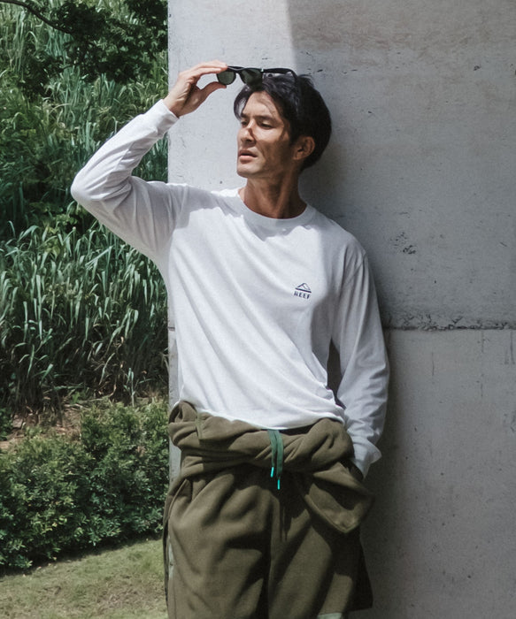 REEF メンズ THE CORE LS T 擦れロゴ長袖Tシャツ ロンT /速乾/UVカット 【2026年秋冬モデル】