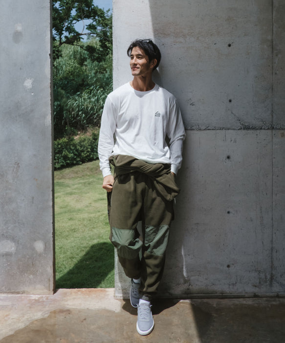 REEF メンズ THE CORE LS T 擦れロゴ長袖Tシャツ ロンT /速乾/UVカット 【2026年秋冬モデル】