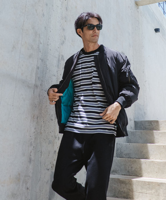 REEF メンズ POCKET BORDER LS T ボーダーロンT 長袖Tシャツ 【2026年秋冬モデル】