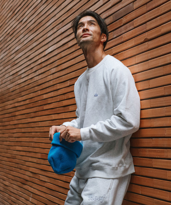 REEF メンズ VINTAGE WASH CREW ウォッシュドスウェットプルオーバー 【2026年秋冬モデル】