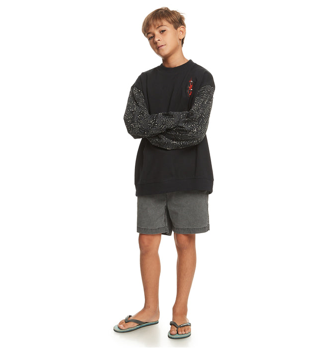 【OUTLET】Quiksilver RADICAL TIMES CREW YOUTH キッズ スウェット プルオーバー