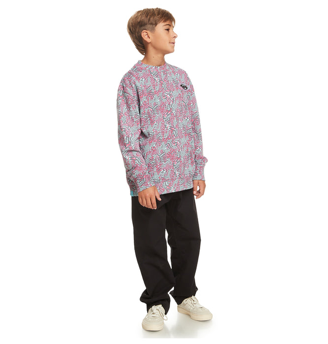 【OUTLET】Quiksilver RADICAL TIMES CREW YOUTH キッズ スウェット プルオーバー