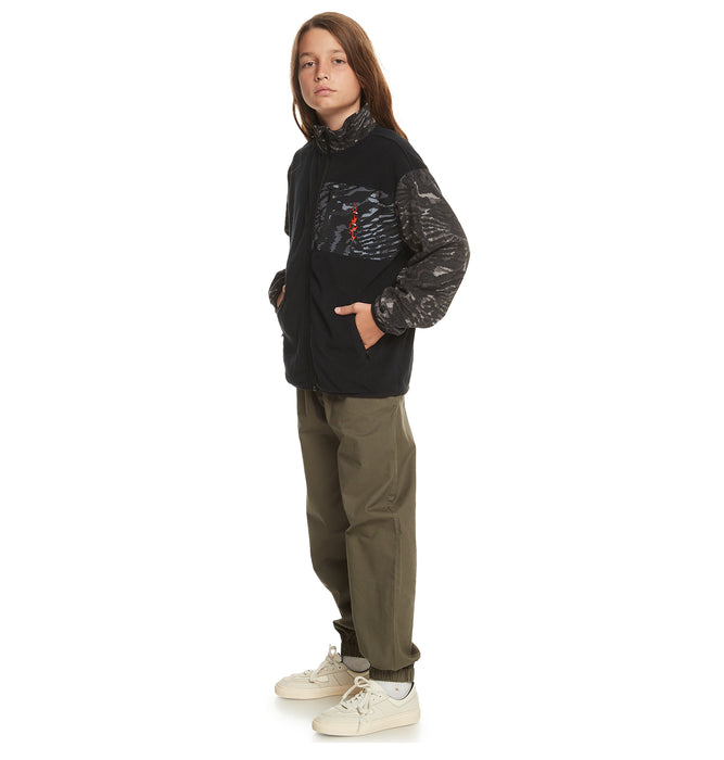 【OUTLET】Quiksilver RADICAL TIMES POLAR YOUTH キッズ フリースジャケット