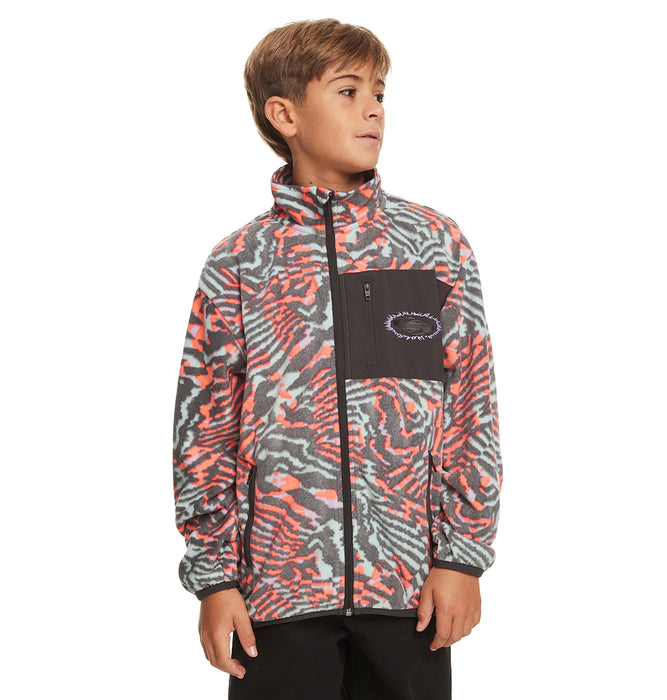 【OUTLET】Quiksilver RADICAL TIMES POLAR YOUTH キッズ フリースジャケット