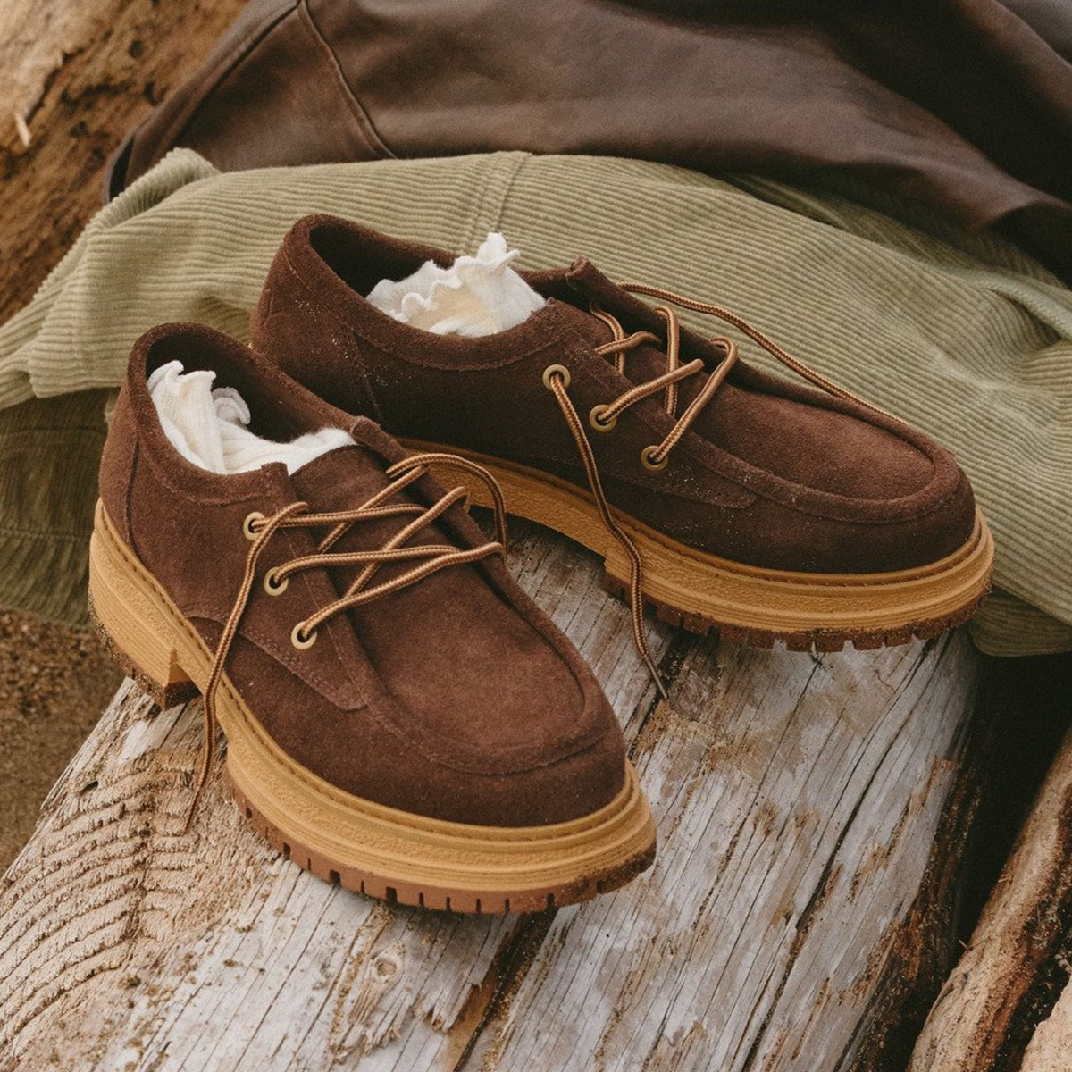 オンラインストア・直営店限定】 ROXY WORK IT LOW スエードモカシン