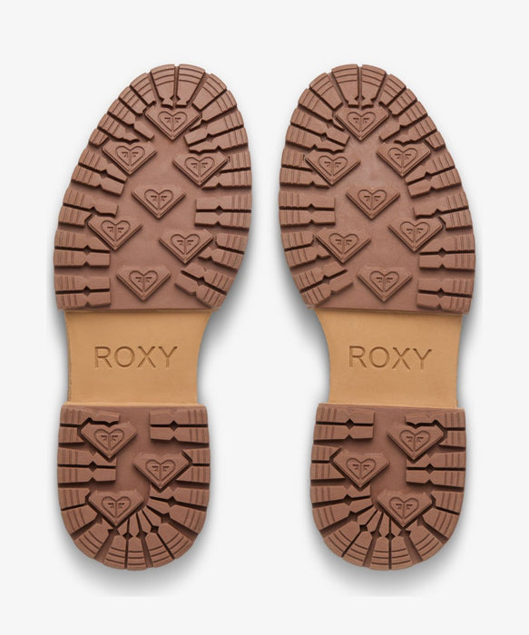 ROXY WORK IT LOW スエードモカシンシューズ 【2026年秋冬モデル】