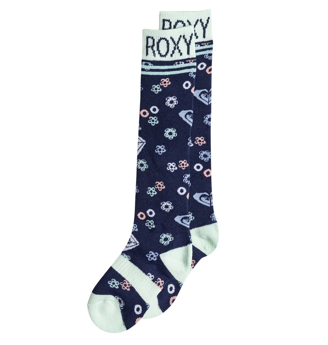 Roxy キッズ スノーソックス (130-150cm向け) FROSTY GIRL SOCKS