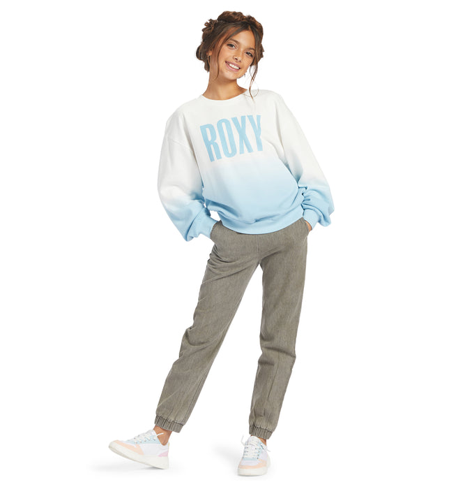 【BUY 2 20%OFF】【OUTLET】Roxy キッズ IM SO BLUE スウェット トップ (100-150cm)