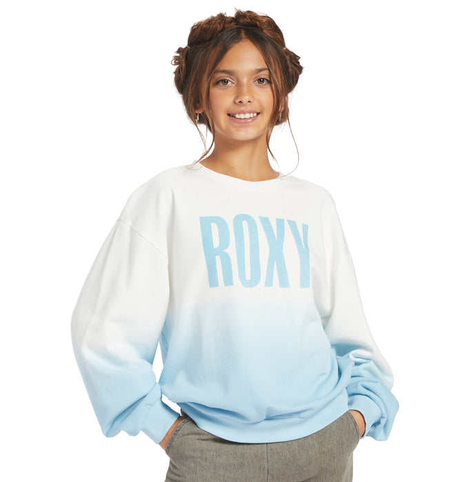 【BUY 2 20%OFF】【OUTLET】Roxy キッズ IM SO BLUE スウェット トップ (100-150cm)