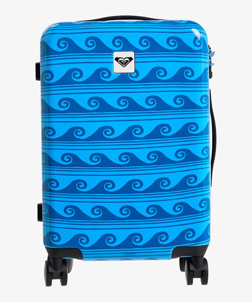 三線用セミハードケース　青い海の様なトロピカルデザイン オンラインストア・直営店限定】ROXY LIKE A SEASHELL 機内持ち込み