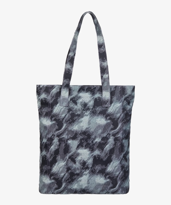 【オンラインストア・直営店限定】ROXY BECAUSE THE NIGHT TOTE ジャカードデニムトートバッグ 【2026年秋冬モデル】