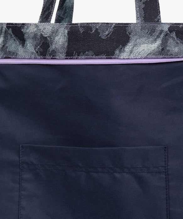 【オンラインストア・直営店限定】ROXY BECAUSE THE NIGHT TOTE ジャカードデニムトートバッグ 【2026年秋冬モデル】