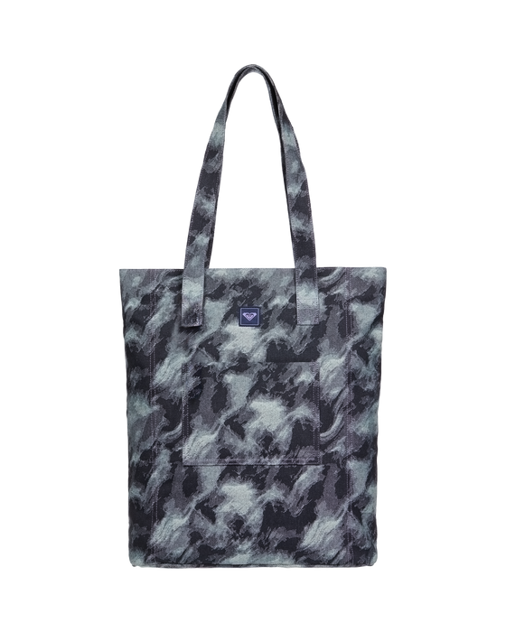 【オンラインストア・直営店限定】ROXY BECAUSE THE NIGHT TOTE ジャカードデニムトートバッグ 【2026年秋冬モデル】