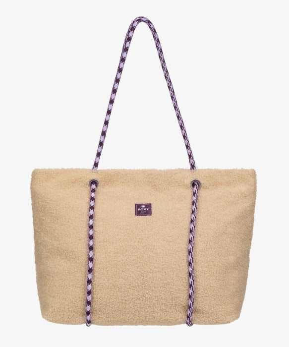 【オンラインストア・直営店限定】ROXY ELECTRIC FLOW SHERPA TOTE シープボアトートバッグ 【2026年秋冬モデル】