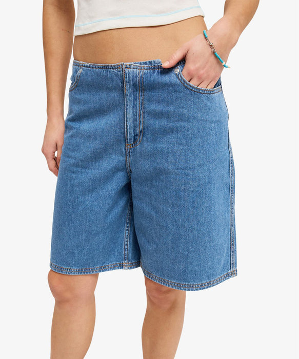 ROXY ウィメンズ COOL GIRL LONGLINE DENIM SHORT デニムパンツ 【2026