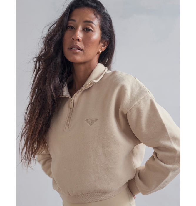 【Kelia Active Collection】Roxy HALF ZIP CROP