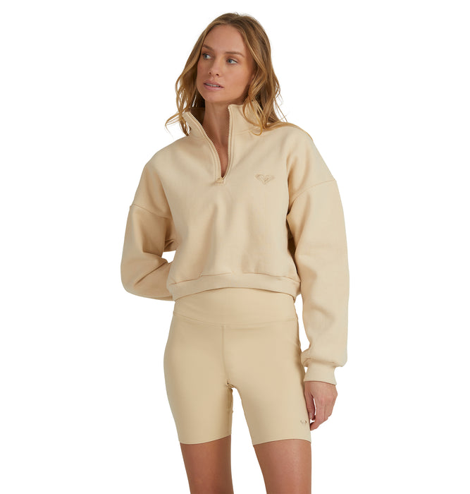 【Kelia Active Collection】Roxy HALF ZIP CROP