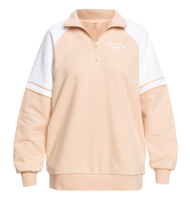 【OUTLET】【直営店限定】Roxy ハーフZIPプルオーバー ESSENTIAL ENERGY HALF ZIP CB