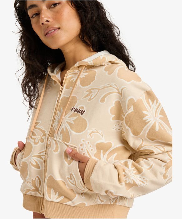 【OUTLET】【オンラインストア限定】Roxy RETRO SPORT LIFE HOODIE ジップアップフーディ