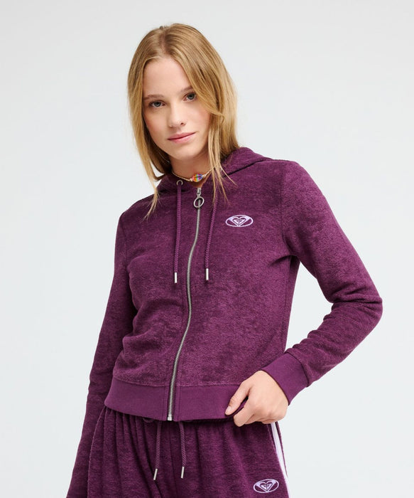 ROXY BEACHY KEEN FULL ZIP HOODIE オーバルロゴWジップフーディ スウェットパーカー 【2026年秋冬モデル】