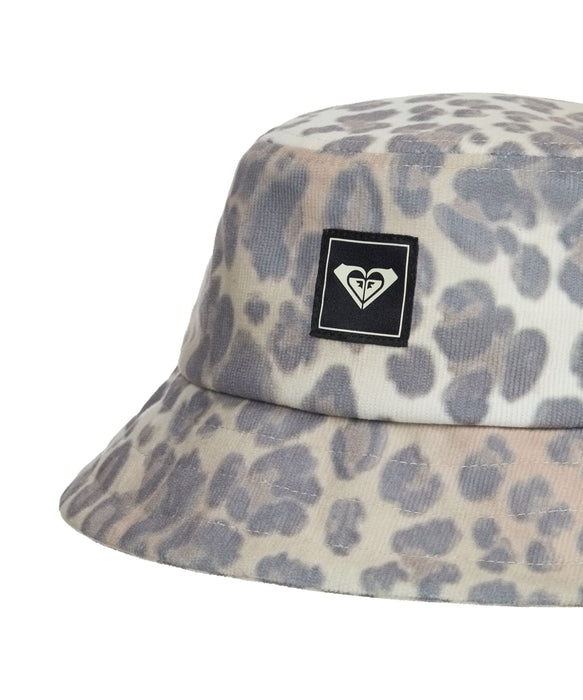 ROXY EARTHY SPIRIT SMALL CORD HAT ヒョウ柄コーデュロイハット 【2026年秋冬モデル】