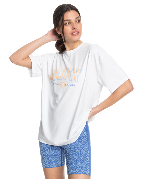 Roxy 速乾 UVカット Tシャツ BEACH BOUND TEE