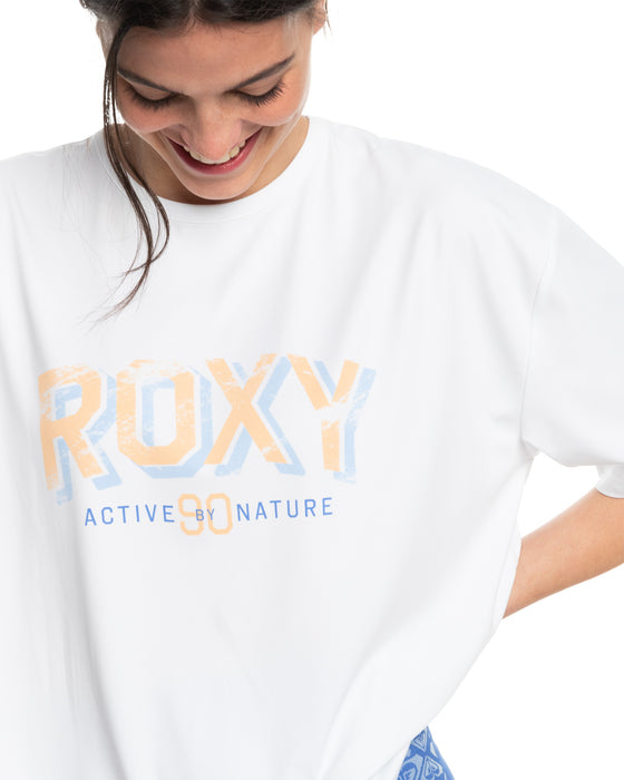 Roxy 速乾 UVカット Tシャツ BEACH BOUND TEE