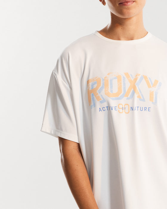 Roxy 速乾 UVカット Tシャツ BEACH BOUND TEE