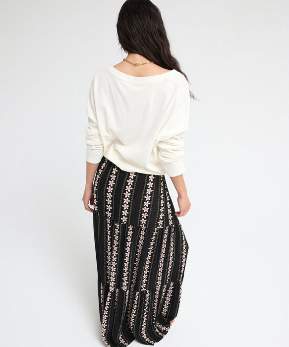 【オンラインストア・直営店限定】ROXY SWEETWATER CREPE MAXI SKIRT 花柄マキシスカート 【2026年秋冬モデル】