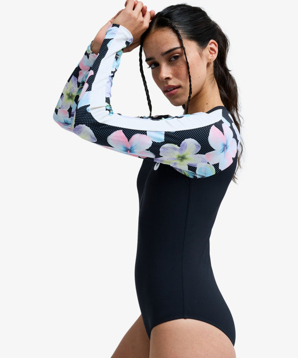 ROXY FITNESS ROXY ACTIVE LS ONESIE PT ワンピース ラッシュガード【2026年春夏モデル】