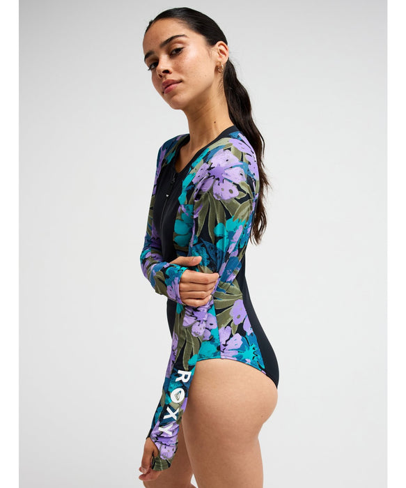 ROXY FITNESS ROXY ACTIVE PT LS ONESIE ワンピース水着 【2026年秋冬モデル】