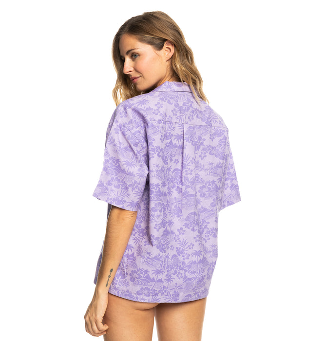 【OUTLET】【ROXY x KATE BOSWORTH】Roxy SURF.KIND.KATE. SHIRT PRINTED シャツ