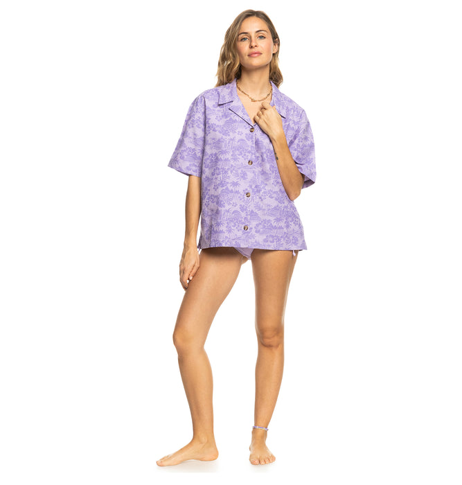 【OUTLET】【ROXY x KATE BOSWORTH】Roxy SURF.KIND.KATE. SHIRT PRINTED シャツ