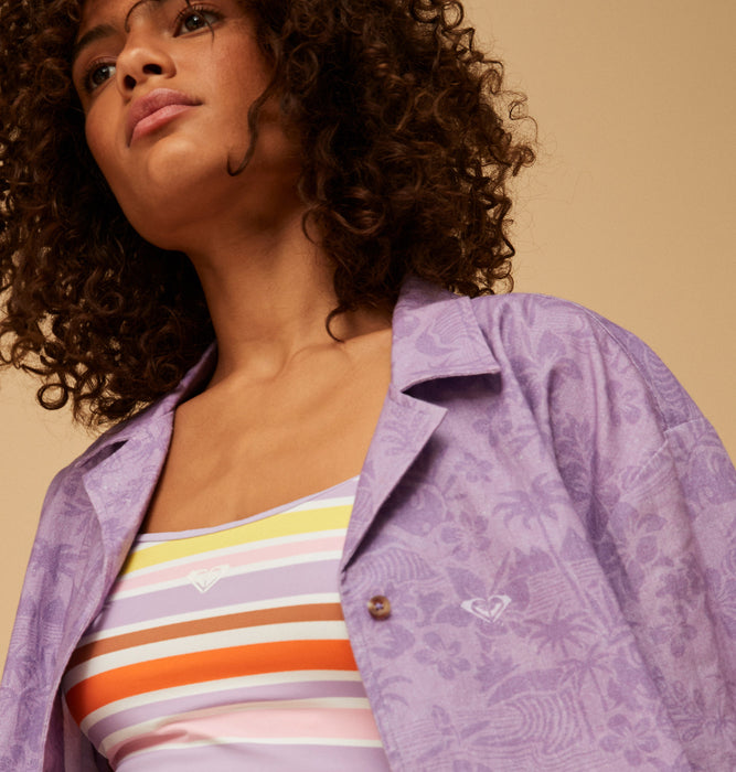 【OUTLET】【ROXY x KATE BOSWORTH】Roxy SURF.KIND.KATE. SHIRT PRINTED シャツ