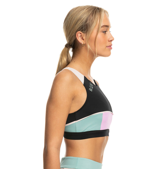 【OUTLET】水着 トップ ROXY ACTIVE CROP TOP SD